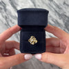 Vintage 14k Yellow Gold .67cttw Diamond Dazzling Freeform Ribbon Ring - Video showing the piece