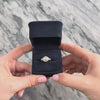 Vintage 14k White Gold .84cttw Old European Cut Diamond Beautiful Ruffled Accented Halo Ring - Video showing the piece