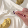 Vintage 14K Yellow Gold 1.98Cttw Amethyst Diamond Ring - Video showing the piece