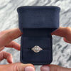 Antique Edwardian Platinum .622cttw Old European Diamond Dazzling Ring - Video showing the piece