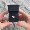 Vintage 14k White Gold White & Blue Pearl Diamond Fantastic Naturalistic Wavy Ring - Video showing the piece