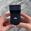 Vintage Platinum 1.11cttw Diamond Stunning Baguette Shoulder Ring - Video showing the piece