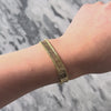 Vintage 14k Yellow Gold Greek Key Motif Bracelet - Video showing the piece