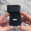 Vintage 14k White Gold Diamond Dazzling Channel Band Ring - Video showing the piece