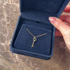 Vintage 14k Yellow Gold Delicate Skeleton Key Charm / Pendant - Video showing the piece