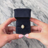 Vintage 14k Yellow Gold Opal Diamond Iridescent Starburst Ring - Video showing the piece