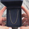 Vintage 14k Yellow Gold Sleek Minimal Box 1mm Chain - Video showing the piece