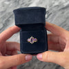 Vintage 10k Yellow Gold 1.92cttw Amethyst Diamond Striking Crowned Ring 7.25