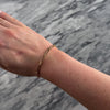 Vintage 14k Rosy Yellow Gold Paperclip Link Bracelet - Video showing the piece