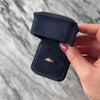 Vintage 14k Yellow Gold Diamond Dainty Square-Set Solitaire Ring - Video showing the piece