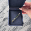 Antique 14k Yellow Gold & Platinum Tourmaline Diamond Wonderful Bar Brooch / Pin - Video showing the piece