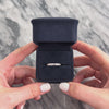 Vintage Platinum 1.07cttw Diamond Sleek Classic Channel Eternity Band Ring - Video showing the piece