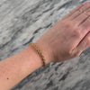 Vintage 14k Yellow Gold Dimensional Interlocking Triangle Link Bracelet - Video showing the piece