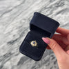 Vintage 14k Yellow Gold .65cttw Diamond Blue Sapphire Incredible Starburst Cluster Ring - Video showing the piece