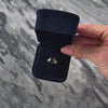 Vintage 10k Yellow Gold 2.94ct Garnet Diamond Crimson Cocktail Ring -Video showing the piece