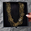 Vintage 14k Yellow Gold Oodles of Circles Necklace - Video showing the piece