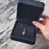 Antique 14k Yellow Gold Diamond Wonderful Swirling Drop Pendant - Video showing the piece