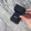 Vintage 14k Gold 1ct Blue Sapphire .46cttw Diamond Exceptional Trio Ring - Video showing the piece