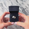 Vintage 18k Yellow Gold 1.63cttw Blue Sapphire Diamond Wide Dazzling Overlapping Channel Ring - Video showing the piece