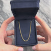 Vintage Italian 14k Yellow Gold 1.75mm Classic Stackable Spiga Chain - Video showing the piece