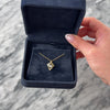 Antique Art Deco 14k Yellow Gold Old European Cut Diamond Pearl Lovely Openwork Slide Pendant - Video showing the piece