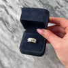 Vintage Platinum .74cttw Diamond Dazzling Mixed-Cut Line Ring - Video showing the piece