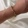 Vintage 14k Yellow Gold Cable Link Charm Bracelet - Video showing the piece