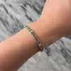 Antique Art Deco 14k White Gold Diamond Fantastic Detailed Filigree Link Bracelet - Video showing the piece