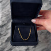 Vintage Italian 14k Yellow Gold Unusual Link Necklace - Video showing the piece