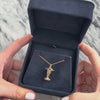Vintage 14k Yellow Gold Dimensional Detailed Lantern Lamp Post Charm / Pendant - Video showing the piece