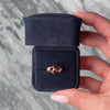 Vintage 18k Yellow Gold 1cttw Ruby Diamond Twisting Shoulder Flower Ring - Video showing the piece