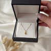 Vintage 14k Yellow Gold Oval Cut Citrine Tiny Gem Charm Pendant - Video showing the piece