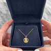 Vintage Lightweight 18k Yellow Gold St. George Dragon Medallion Charm / Pendant - Video showing the piece