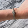 Antique 10k White Gold Diamond Art Deco Piercework Bracelet - Video showing the piece