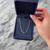 Vintage Italian 14k Yellow Gold 1.5mm Stackable Wheat Chain - Video showing the piece