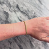 Vintage Heavy 14k Yellow Gold Sinuous Curb Link Bracelet - Video showing the piece