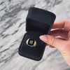 Vintage 10k Yellow Gold Onyx Mid-Century Signet Initial K Ring - Video showing the piece
