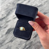 Vintage 14k Yellow Gold .63ct Opal Textured Flourish Ring - Video showing the piece