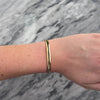 Vintage Italian Substantial Sleek 14k Yellow Gold Omega Link Bracelet - Video showing the piece