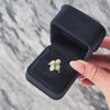 Vintage 14k Yellow & White Gold 1.8cttw Opal Diamond Quatrefoil Ring - Video showing the piece