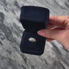 Vintage 14k White Gold .25ct Diamond Swirling Light Ring - Video showing the piece
