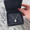 Vintage 10k White Gold Opal Diamond Flashing Oval Halo Pendant - Video showing the piece