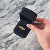 Vintage 14k Yellow Gold Diamond Bold Modernist East-West Ring - Video showing the piece
