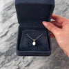 Vintage 14k Yellow Gold .93ct Opal Sleek Iridescent Pendant - Video showing the piece