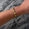 Vintage 14k Yellow Gold Seashells Link Bracelet - Video showing the piece