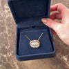 Vintage 14k White & Yellow Gold .87cttw Diamond Fabulous Pavé Nest Slide Pendant - Video showing the piece