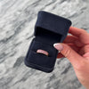 Vintage 14k Rose Gold Pink Sapphire Dazzling Bright Double Line Band Ring - Video showing the piece