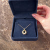 Vintage 18k Yellow Gold Diamond Ruby Sparkling Pavã© Disc Pendant - Video showing the piece
