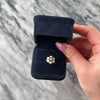 Vintage 14k Yellow Gold .9cttw Opal Blue Sapphire Iridescent Stacked Flower Halo Ring - Video showing the piece