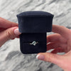 Vintage 14k White Gold Aquamarine Diamond Sparkling Duo Ring - Video showing the piece